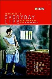 Cover of: Sentenced to Everyday Life | Lesley Johnson