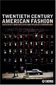 Cover of: Twentieth-century American fashion by edited by Linda Welters and Patricia A. Cunningham.