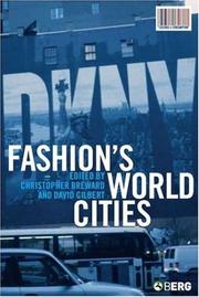 Cover of: Fashion's World Cities (Cultures of Consumption) by 