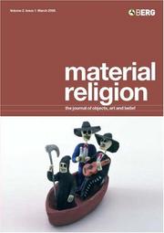 Cover of: Material Religion, Volume 2 Issue 1 (Material Religion) by 