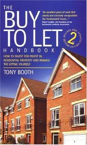 Cover of: The Buy to Let Handbook: How to Invest for Profit in Residential Property And Manage the Letting Yourself (How to)