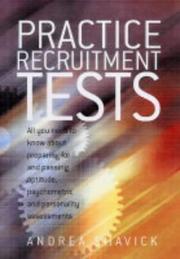 Cover of: Practice Psychometric Tests by Andrea Shavick