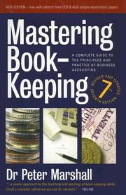 Cover of: Mastering Book-Keeping by Dr. Peter Marshall, Peter Marshall