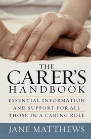 Cover of: The Carer's Handbook by Jane Matthews