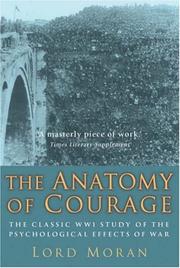 Cover of: The Anatomy of Courage by Charles Wilson, Charles Wilson