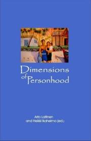 Cover of: Dimensions of Personhood