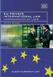 Cover of: EU private international law | Stone, Peter