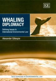 Cover of: Whaling Diplomacy by Alexander Gillespie