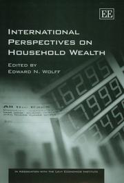 International Perspectives On Household Wealth by Edward N. Wolff