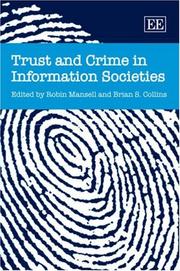 Cover of: Trust And Crime In Information Societies