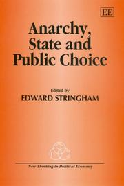 Cover of: Anarchy, state and public choice by edited by Edward Stringham.