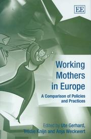 Cover of: Working mothers in Europe: a comparison of policies and practices