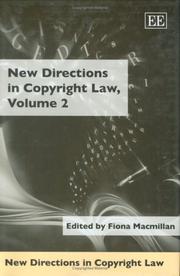 Cover of: New Directions in Copyright Law, Volume 2 (New Directions in Copyright Law)