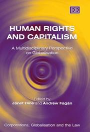 Cover of: Human Rights And Capitalism: A Multidisciplinary Perspective on Globalisation (Corporations, Globalisation and the Law Series)