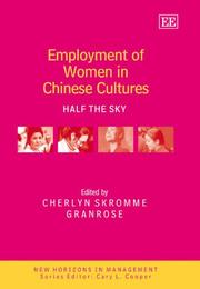 Cover of: Employment of women in Chinese cultures by edited by Cherlyn Skromme Granrose.