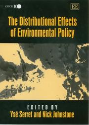 Cover of: The distributional effects of environmental policy