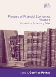 Cover of: Pioneers of financial economics