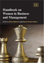 Cover of: Handbook on Women in Business And Management (Elgar Original Reference) by 
