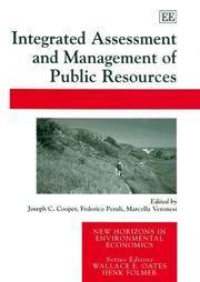 Cover of: Intergrated assessment and management of public resources by Joseph Cooper