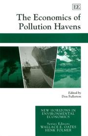 Cover of: The economics of pollution havens