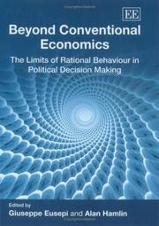 Cover of: Beyond Conventional Economics by 