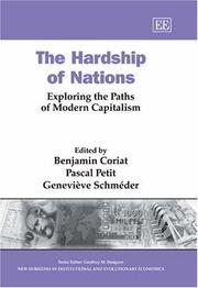 Cover of: The Hardship of Nations: Exploring the Paths of Modern Capitalism