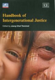 Cover of: Handbook of Intergenerational Justice (Elgar Original Reference)