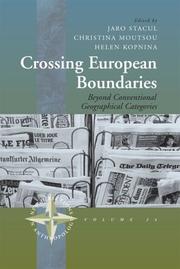 Cover of: Crossing European boundaries: beyond conventional geographical categories
