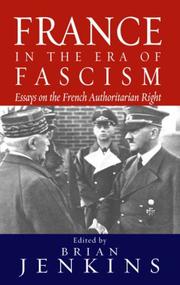 Cover of: France in The Era of Fascism by Brian Jenkins