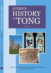 Cover of: Auden's History of Tong - Volume 2
