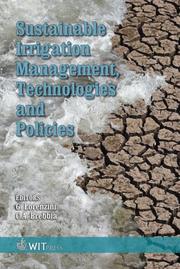 Cover of: Sustainable Irrigation Management, Technologies And Policies
