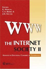 Cover of: The Internet Society II: Advances in Education, Commerce & Governance