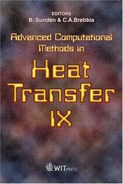 Cover of: Advanced Computational Methods in Heat Transfer IX (Wit Transactions on Engineering Sciences)