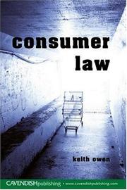 Cover of: Consumer Law