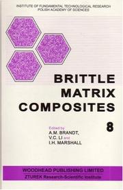 Cover of: Brittle Matrix Composites 8 by 