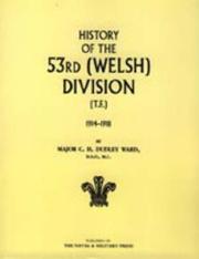 Cover of: History of the 53rd (Welsh) Division by C. H. Dudley Ward
