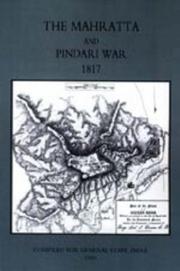 Cover of: Mahratta And Pindari War (India 1817)