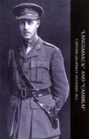 Cover of: "Langemarck" And "Cambrai" by Geoffrey Dugdale