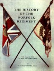 Cover of: History of the Norfolk Regiment