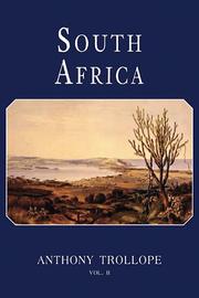 South Africa by Anthony Trollope