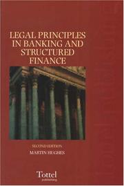 Cover of: Legal Principles in Banking and Structured Finance