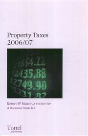 Cover of: Tottel's Property Taxes 2006-07