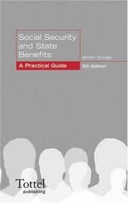Cover of: Social Security and State Benefits | Simon Ennals