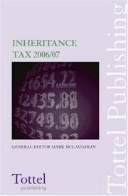 Cover of: Inheritance Tax 2006/07 | Toby Harris