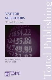 Cover of: Vat for Solicitors by John Phelps