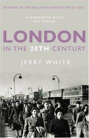 Cover of: London in the 20th Century