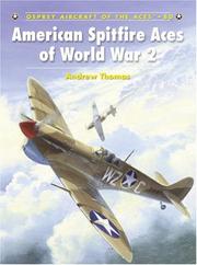 Cover of: American Spitfire Aces of World War 2 (Aircraft of the Aces)