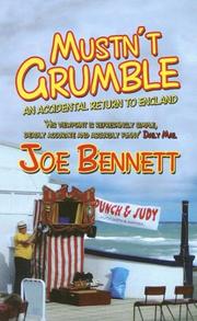 Cover of: Mustn't Grumble