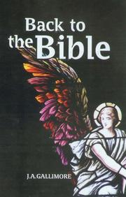 Cover of: Back to the Bible