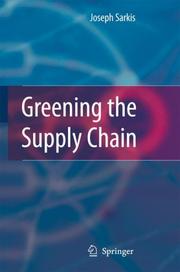 Cover of: Greening the Supply Chain